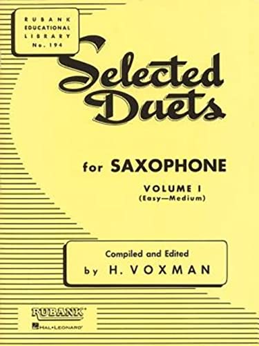 Beispielbild fr Selected Duets for Saxophone: Easy- Medium (1) zum Verkauf von Monster Bookshop