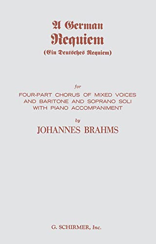 Stock image for REQUIEM VOCAL SCORE ENGLISH ONLY BARITONE AND SOPRANO PIANO ACCOMPANIMENT Format: Paperback for sale by INDOO