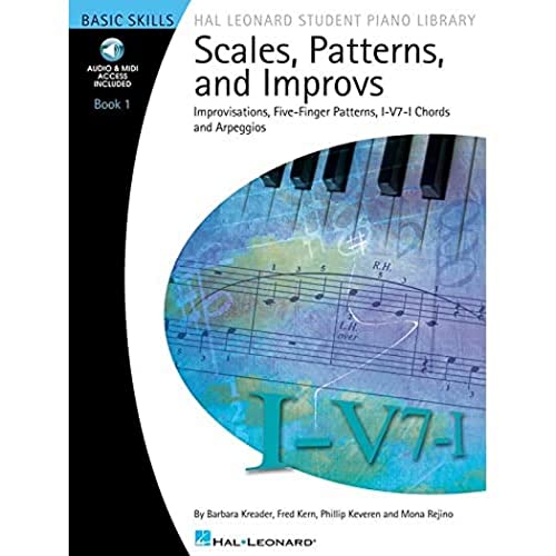 Imagen de archivo de Scales Patterns And Improvs - Book 1 - Hal Leon Ard Student Piano Library (Hal Leonard Student Piano Library (Songbooks)) a la venta por BooksRun