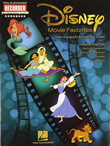 9781423444138: Disney Movie Favorites: 9 Hits Arranged for Recorder Solo or Duet: Recorder Songbook - 9 Hits Arranged for Recorder Solo or Duet