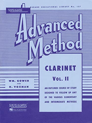 9781423444275: Rubank Advanced Method - Clarinet Vol. 2 [Lingua inglese]