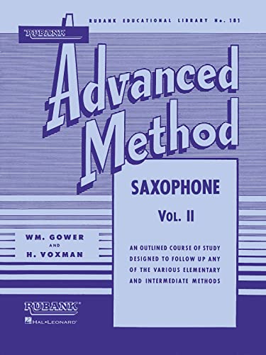 Beispielbild fr Rubank Advanced Method: Saxophone, Vol. II zum Verkauf von Blackwell's