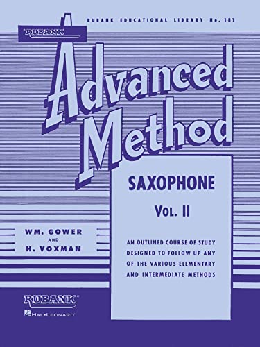Imagen de archivo de Rubank Advanced Method: Saxophone, Vol. II a la venta por Blackwell's