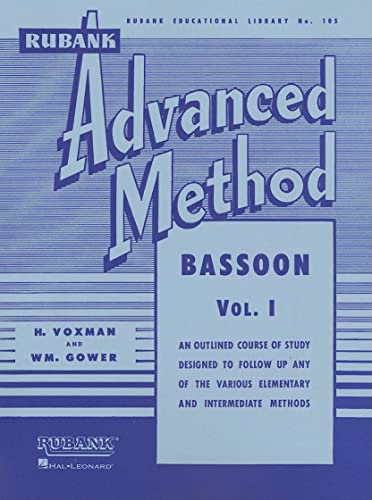 Imagen de archivo de Rubank Advanced Method - Bassoon Vol. 1 (Rubank Educational Library) a la venta por HPB Inc.