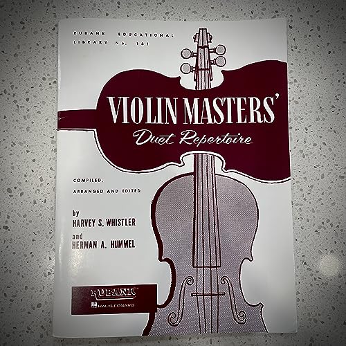 Violin Masters' Duet Repertoire: Violin Duet Collection - Unaccompanied (Rubank Educational Library)