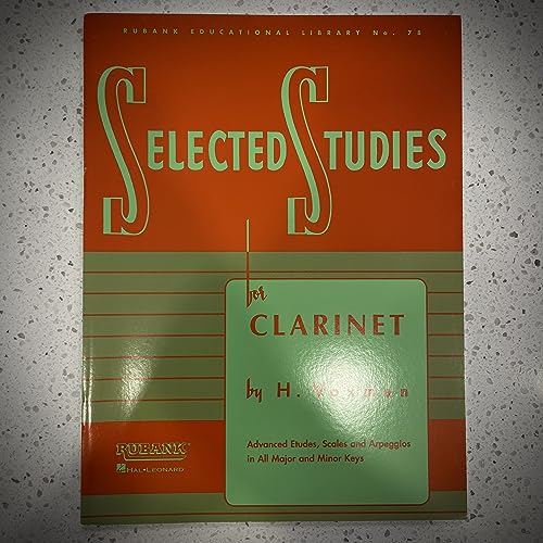 Imagen de archivo de Selected Studies: for Clarinet (Rubank Educational Library) a la venta por SecondSale