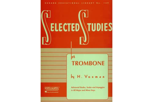 Beispielbild fr Selected Studies: For Trombone (Rubank Educational Library) zum Verkauf von medimops