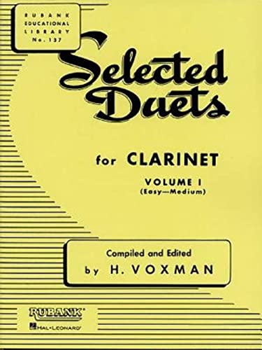 9781423445326: Selected Duets for Clarinet: Easy to Medium