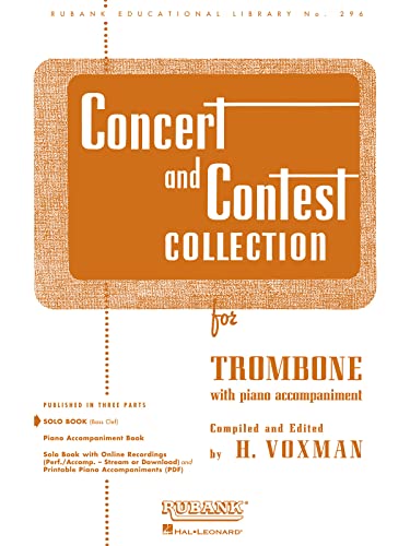 9781423445586: Concert and Contest Collection: Trombone - Solo Part