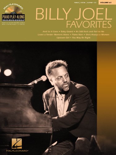 Imagen de archivo de Billy Joel Favorites: Piano Play-Along Volume 61 a la venta por HPB Inc.