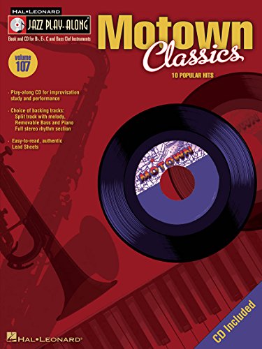 9781423456186: Motown Classics - Jazz Play-Along Volume 107 Book/Online Audio (Hal Leonard Jazz Play-Along)