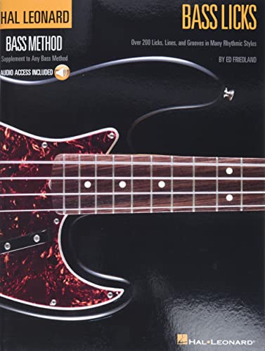 Imagen de archivo de Bass Licks - Hal Leonard Bass Method Supplement (Book/Audio) a la venta por SecondSale