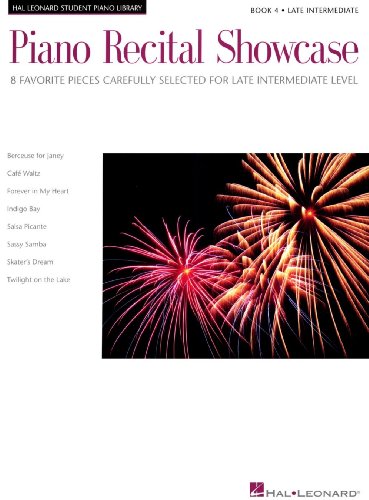 Stock image for Piano Recital Showcase Book 4- 8 Favorite Pieces-HLSPL-Late Intermediate (Hal Leonard Student Piano Libr) for sale by Ergodebooks