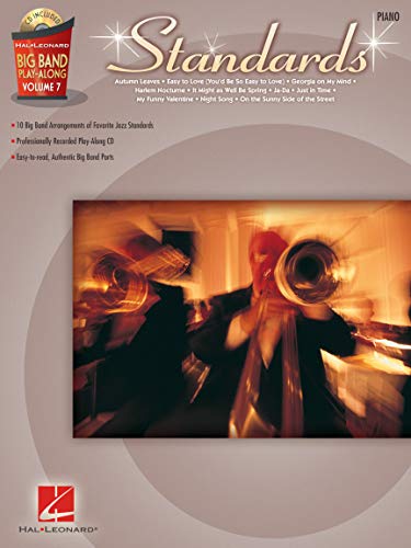 9781423458876: Standards - piano piano +cd: Big Band Play-Along Volume 7