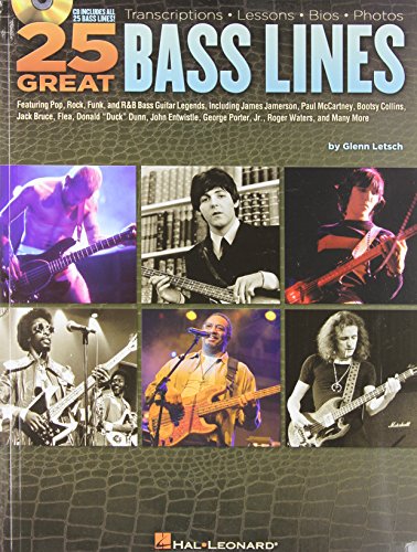9781423460565: 25 Great Bass Lines: Transcriptions  Lessons  Bios  Photos