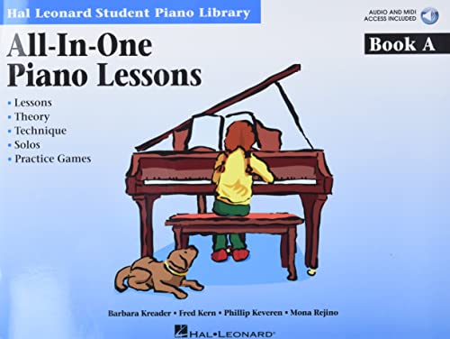 9781423461111: All-in-one piano lessons book a piano+enregistrements online: Lessons, Theory, Technique, Solos, and Practice Games (Hal Leonard Student Piano Library (Songbooks))