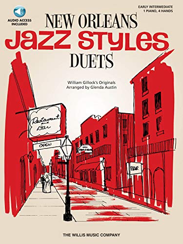 Beispielbild fr New Orleans Jazz Styles Duets - Book/Online Audio: William Gillock's Originals arranged by Glenda Austin zum Verkauf von HPB-Diamond