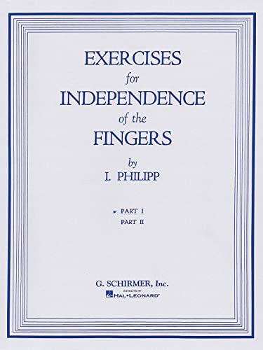 Imagen de archivo de Isidor Phillip - Exercises for Independence of Fingers - Book 1: Piano Technique a la venta por WorldofBooks