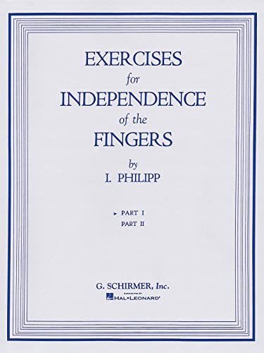 Stock image for Exercises For Independence Of The Fingers Part 1 for sale by HPB-Ruby