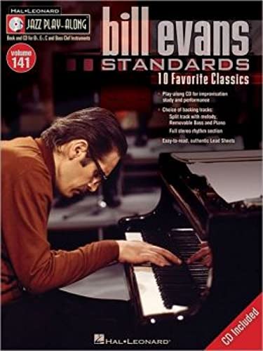 Bill Evans Standards: Jazz Play-Along Volume 141 (Hall Leonard Jazz Play-along, 141) (9781423468677) by [???]