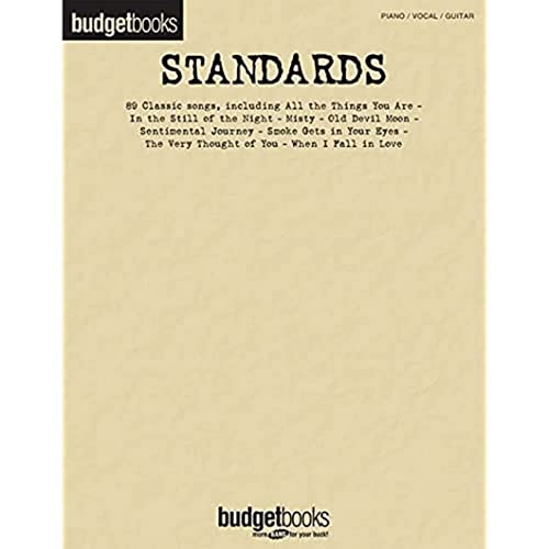 9781423469834: Standards: Budget Books: Piano/Vocal/Guitar