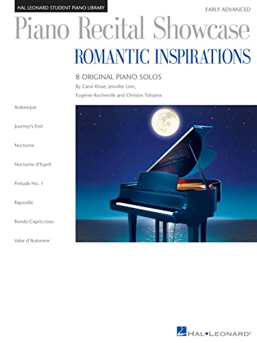 Beispielbild fr Piano Recital Showcase: Romantic Inspirations: 8 Original Piano Solos zum Verkauf von BooksRun