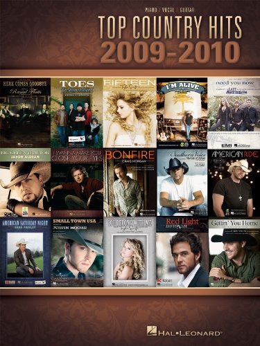 Top Country Hits of 2009-2010 Piano, Vocal and Guitar Chords (9781423476153) by Hal Leonard Corp.