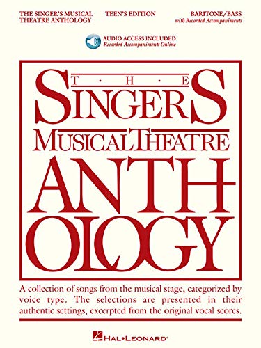 9781423476788: The Singer's Musical Theatre Anthlogy - Teen's Edition: Baritone/Bass