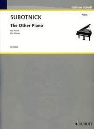 The Other Piano: Klavier mit digitaler Live-Bearbeitung (optional). Partitur.