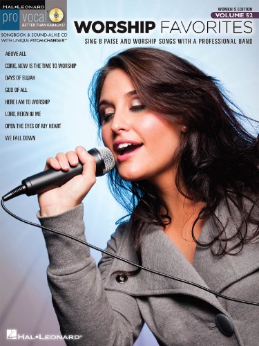 Stock image for WORSHIP FAVORITES PRO VOCAL SONGBOOK & CD FOR FEMALE SINGERS VOLUME 52 Format: Paperback for sale by INDOO