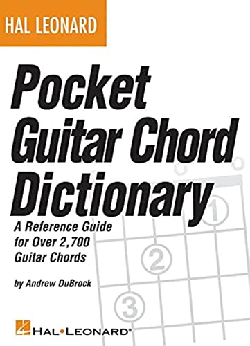 Beispielbild fr Hal Leonard Pocket Guitar Chord Dictionary zum Verkauf von Goodwill