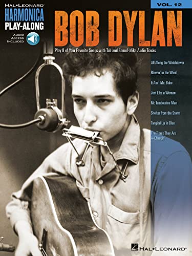 9781423489221: Bob dylan harmonica +cd: Bob Dylan (Book/Online Audio): 12 (Harmonica Play-along, 12)