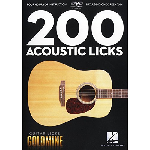 Imagen de archivo de 200 ACOUSTIC LICKS - GUITAR LICKS GOLDMINE SERIES Format: DvdRom a la venta por INDOO