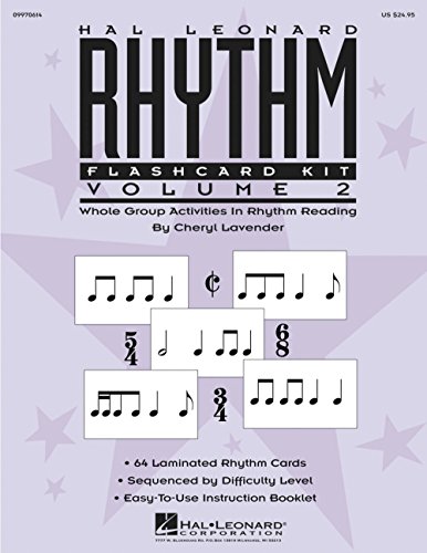 9781423490074: Hal leonard rhythm flashcard kit, volume 2 (instrument card): Whole Group Activities in Rhythm Reading