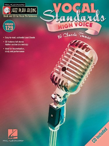 9781423491835: Vocal standards (high voice): Jazz Play-Along Volume 129