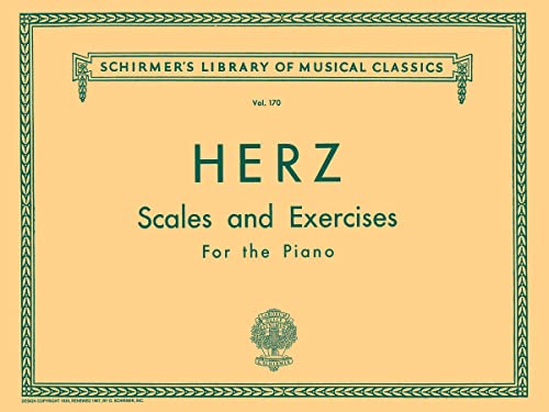 

Scales and Exercises: Schirmer Library of Classics Volume 170 Piano Technique (Schirmer's Library of Musical Classics) [Soft Cover ]