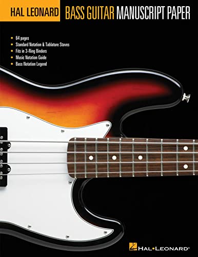 9781423492276: Hal Leonard Bass Guitar Manuscript Paper