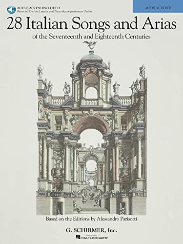Stock image for 28 Italian Songs and Arias of the 17th and 18th Centuries-Based on the Editions by Alessandro Parisotti (Bk/Online Audio) for sale by Better World Books: West