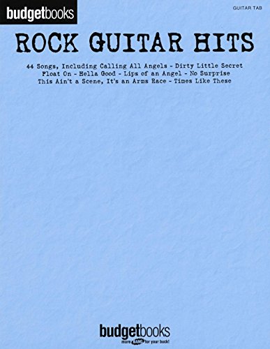 Imagen de archivo de Rock Guitar Hits - Budget Book (Budget Books) a la venta por -OnTimeBooks-