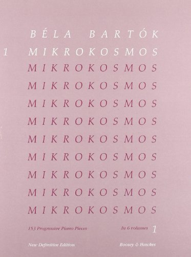 Imagen de archivo de Mikrokosmos Volume 1 (Pink): Piano Solo a la venta por Ergodebooks