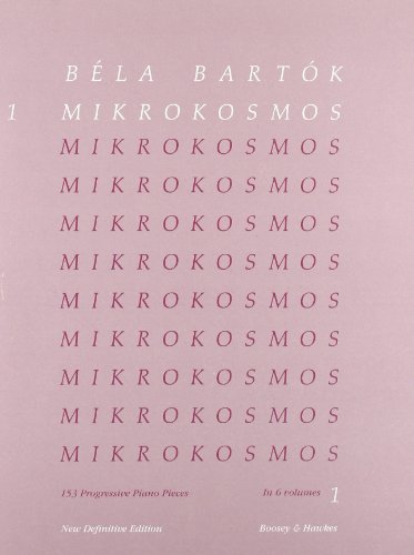 Stock image for Mikrokosmos Volume 1 (Pink): Piano Solo for sale by SecondSale