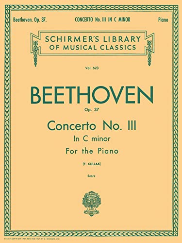 Imagen de archivo de Concerto No. 3 in C Minor, Op. 37 (2-piano score): Schirmer Library of Classics Volume 623 National Federation of Music Clubs 2014-2016 Piano Duet (Schirmer's Library of Musical Classics) a la venta por HPB-Ruby