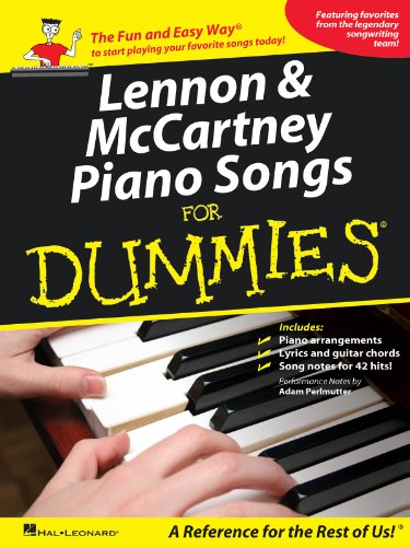 Lennon & McCartney Piano Songs for Dummies (9781423496052) by [???]