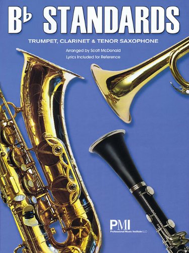 Stock image for B flat Standards: Trumpet, Clarinet & Tenor Saxophone for sale by Revaluation Books