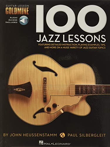 Imagen de archivo de 100 Jazz Lessons Guitar Lesson Goldmine Series Book/Online Audio a la venta por ThriftBooks-Dallas