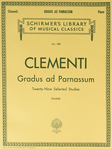 Stock image for GRADUS AD PARNASSUM PIANO 29 SELECTED STUDIES Format: Paperback for sale by INDOO