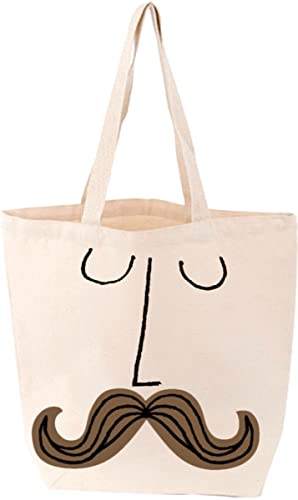 Mustache Face Tote