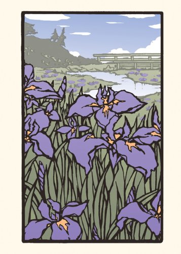 Iris in Bloom: Unboxed Set of 6 Cards (9781423633747) by Smith, Bruce