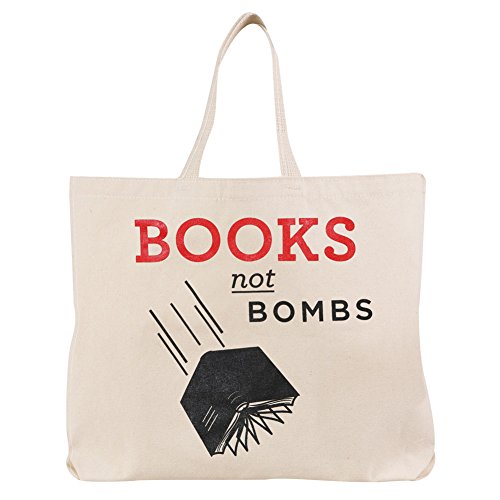 9781423636694: Books not Bombs Tote: I Love Books Totes