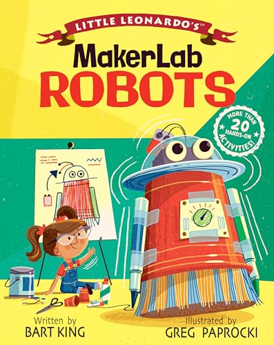 Imagen de archivo de Little Leonardos MakerLab: Robots (Childrens Activity) a la venta por Goodwill Books